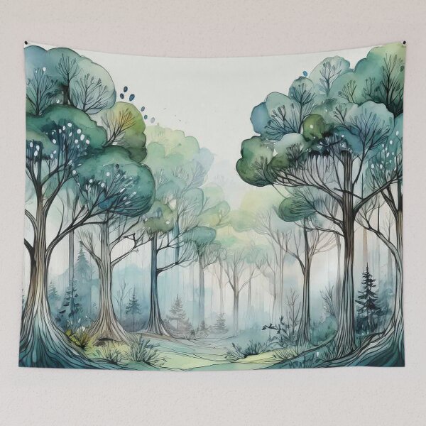 Item preview, Magical Blue Forest designed and sold by J Marielle Designs.