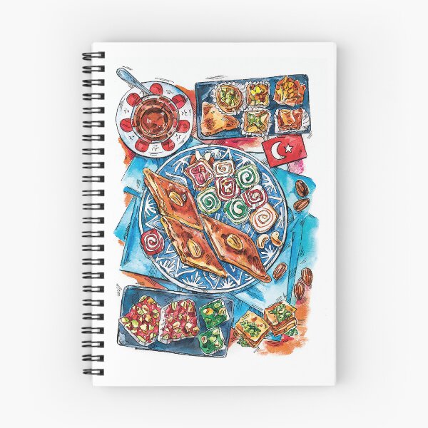 Item preview, Taste of Europe in Watercolor. Türkiye. designed and sold by Shevi.