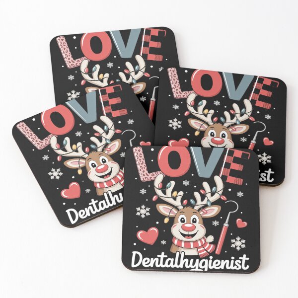 Item preview, Love Dental Christmas Reindeer Dentist Dental Squad Xmas  designed and sold by KonstanKoraner.