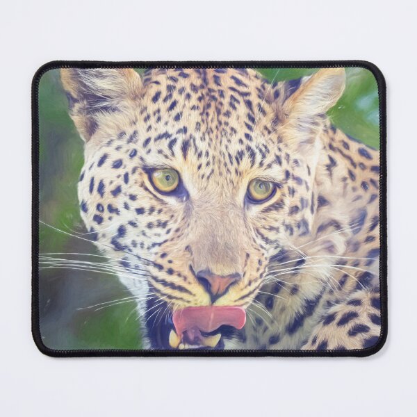 Item preview, Leopard Portrait Botswana Africa Artistic designed and sold by PhotoArt by Joan Carroll.