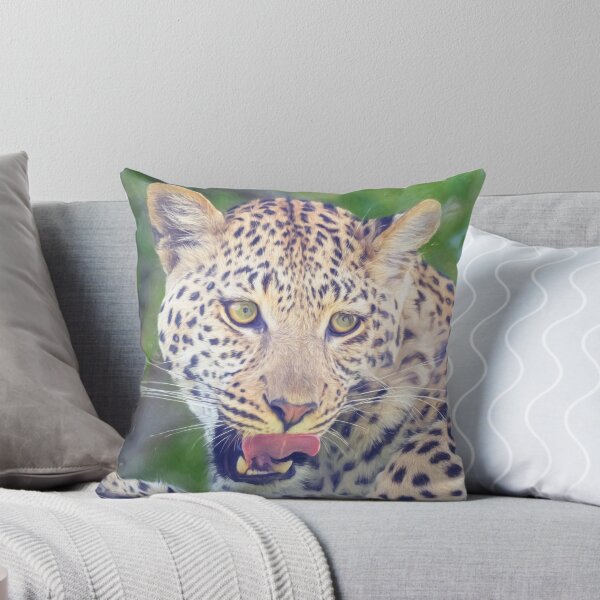 Item preview, Leopard Portrait Botswana Africa Artistic designed and sold by PhotoArt by Joan Carroll.