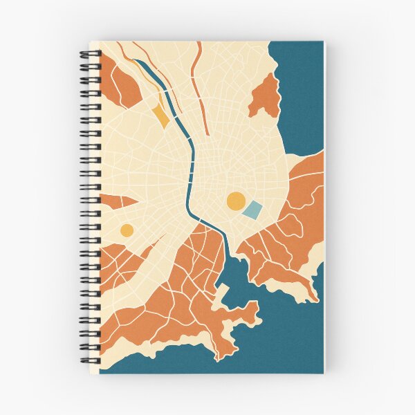 Item preview, Marseille Stylized Vintage – Minimalist Graphic Map, Decorative Poster designed and sold by Pink & California.