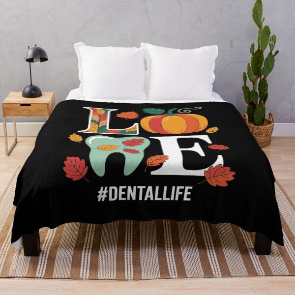 Item preview, LOVE Dental Life Pumpkin Tooth Dentist Fall Thanksgiving 1 designed and sold by KonstanKoraner.