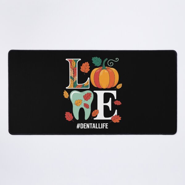 Item preview, LOVE Dental Life Pumpkin Tooth Dentist Fall Thanksgiving 1 designed and sold by KonstanKoraner.