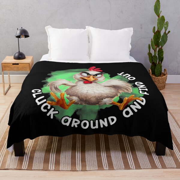 Item preview, Cluck Around and Find Out! – Grumpy Chicken with Attitude | Sofagirl Collection designed and sold by SOFAGIRL COLLECTIONS.