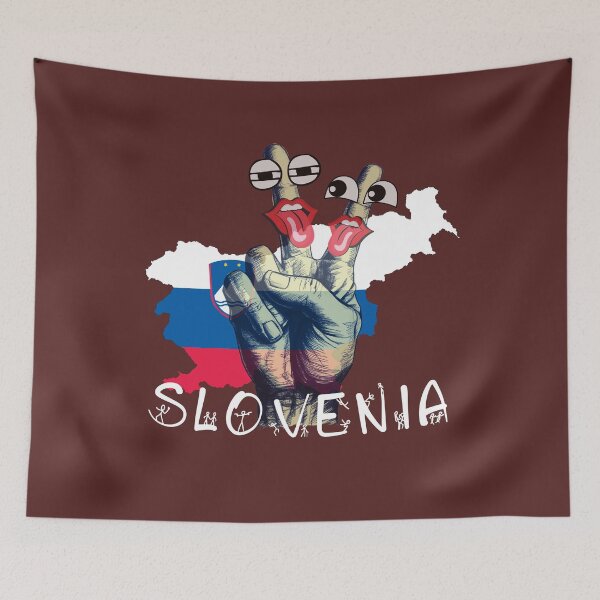 Item preview, PATRIOTIC HAND - PEACE, Make good vibe community - SLOVENIA designed and sold by MJLO STORY TIME.