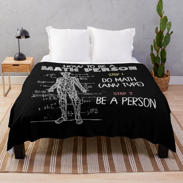 Item preview, How to Be a Math Person Funny Teacher Student designed and sold by JanessaHardi.