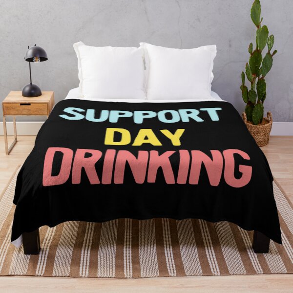 Item preview, Support Day Drinking Vintage Retro 90S Style Party Design Design designed and sold by wilfre-dgill.