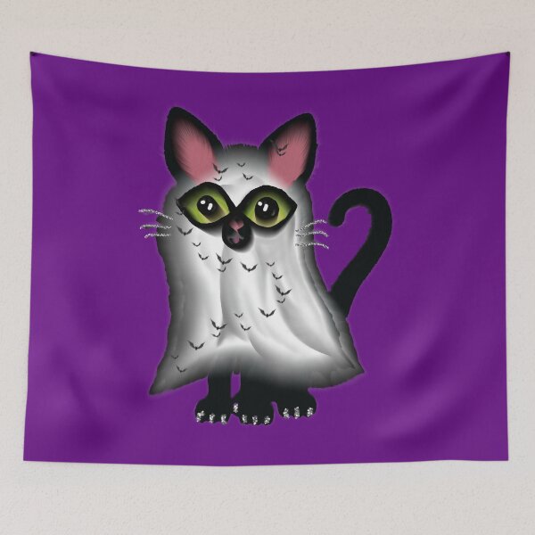 Item preview, Bougie Ghost Cat designed and sold by Vanessa Hogle.