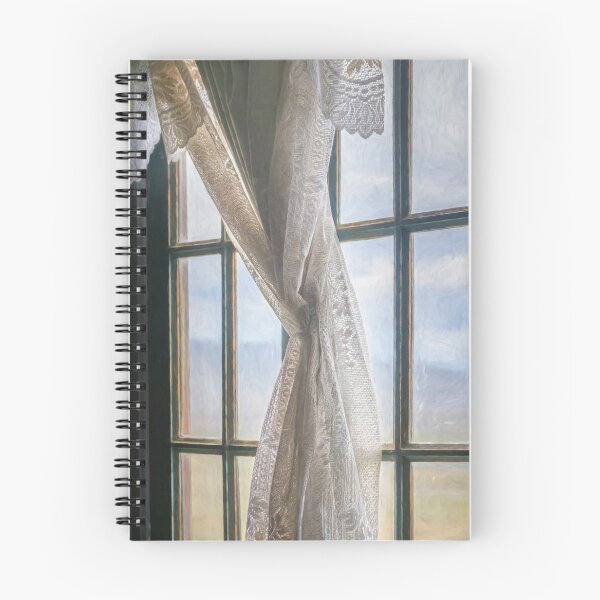 Item preview, Lace Curtain in a Gaucho Home Patagonia designed and sold by PhotoArt by Joan Carroll.