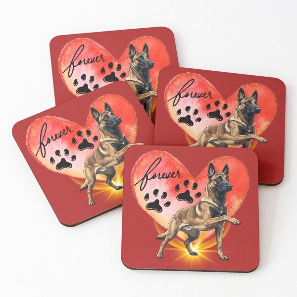 Item preview, Forever in My Heart - Belgian Malinois Memorial Art designed and sold by LulitasDreams.