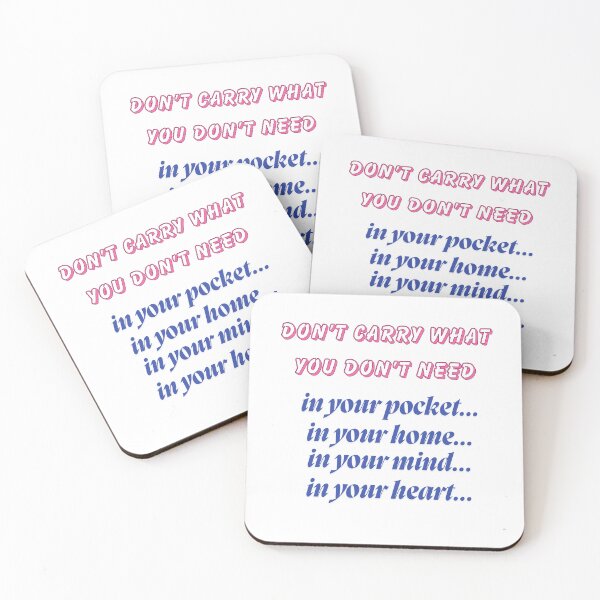 Item preview, Let Go of What Weighs You Down – Minimalist Quote for Mind, Heart & Home designed and sold by Ink-Lift Creations.