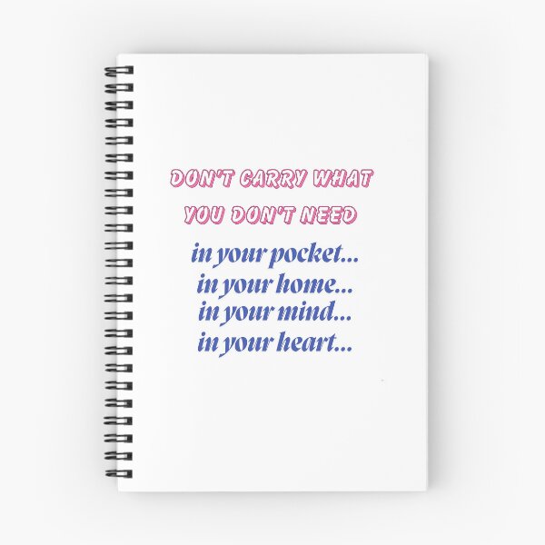 Item preview, Let Go of What Weighs You Down – Minimalist Quote for Mind, Heart & Home designed and sold by Ink-Lift Creations.