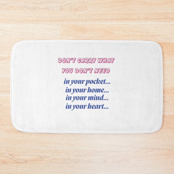 Item preview, Let Go of What Weighs You Down – Minimalist Quote for Mind, Heart & Home designed and sold by Ink-Lift Creations.