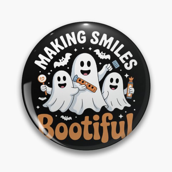 Item preview, Making Smiles Bootiful Halloween Ghost Dentist Dental 4  designed and sold by KonstanKoraner.
