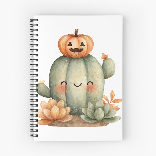 Item preview, Cute Halloween Cactus with Pumpkin Hat designed and sold by Anastasiia Yurevych.