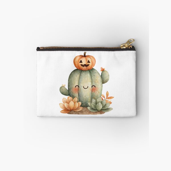 Item preview, Cute Halloween Cactus with Pumpkin Hat designed and sold by Anastasiia Yurevych.