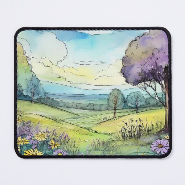 Item preview, Wildflower Meadow and Purple Tree designed and sold by J Marielle Designs.