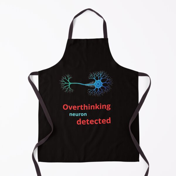 Item preview, Overthinking Neuron Detected – Funny Brain Science Design designed and sold by Tadeusz1.