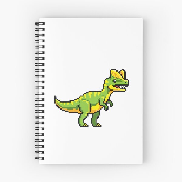 Item preview, Pixel Art Dilophosaurus Dino Retro Game designed and sold by k3rstman1.