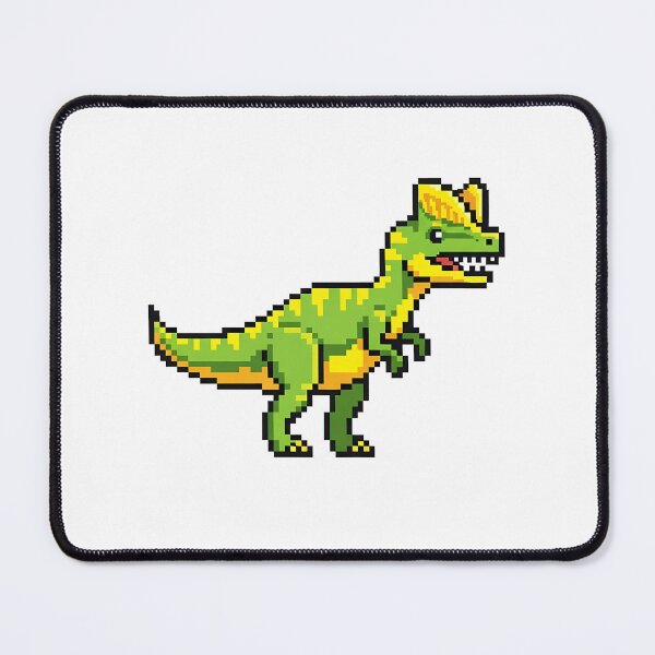 Item preview, Pixel Art Dilophosaurus Dino Retro Game designed and sold by k3rstman1.