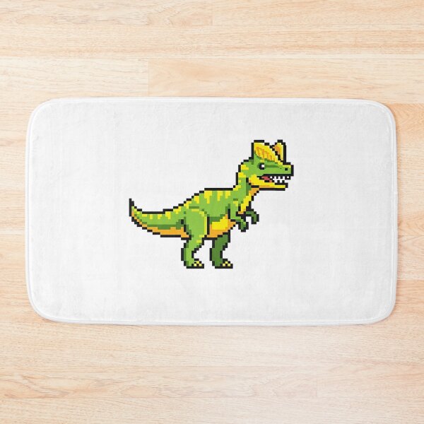 Item preview, Pixel Art Dilophosaurus Dino Retro Game designed and sold by k3rstman1.