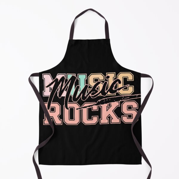 Item preview, MUSIC ROCKS – Colorful Retro Typography T-Shirt for Music Lovers designed and sold by bazstees54.
