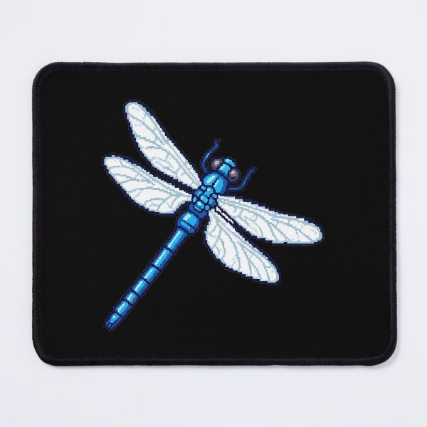 Item preview, Blue Dragonfly Pixel Art Insect Retro designed and sold by k3rstman1.