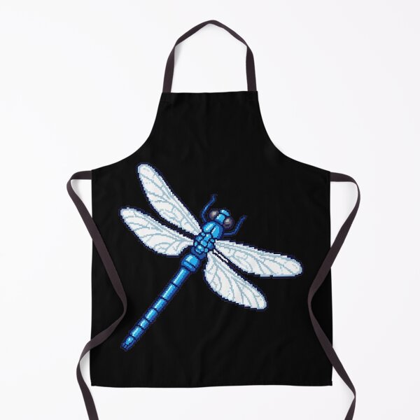 Item preview, Blue Dragonfly Pixel Art Insect Retro designed and sold by k3rstman1.