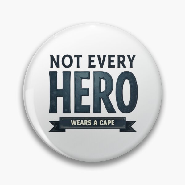 Item preview, Not Every Hero Wears a Cape – Vintage Typography Design designed and sold by Artaprintly.