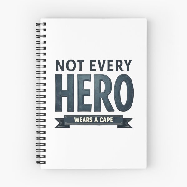 Item preview, Not Every Hero Wears a Cape – Vintage Typography Design designed and sold by Artaprintly.