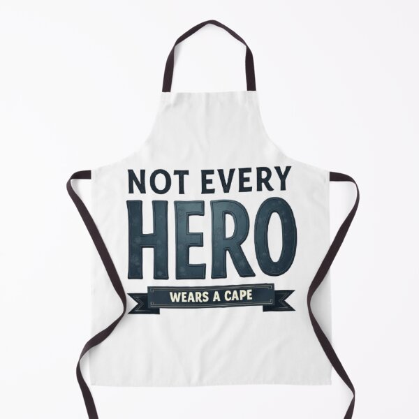 Item preview, Not Every Hero Wears a Cape – Vintage Typography Design designed and sold by Artaprintly.