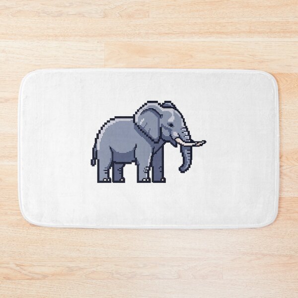 Item preview, Elephant Pixel Art Retro 8-Bit Animal designed and sold by k3rstman1.