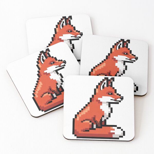 Item preview, Retro Fox Pixel Art 8-Bit Animal Gaming designed and sold by k3rstman1.