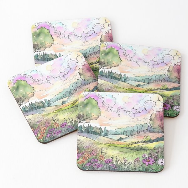 Item preview, Wildflower Meadow and Colorful Trees designed and sold by J Marielle Designs.
