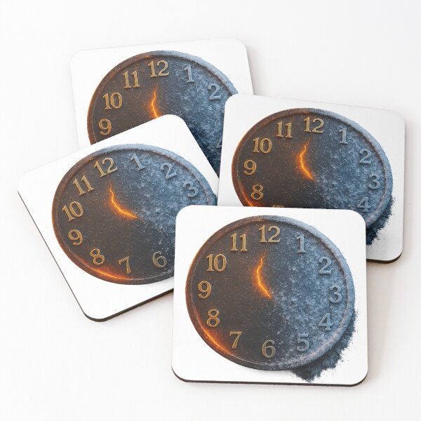 Item preview, Fire & Ice — Realistic Dual Element Clock designed and sold by Bellassi.