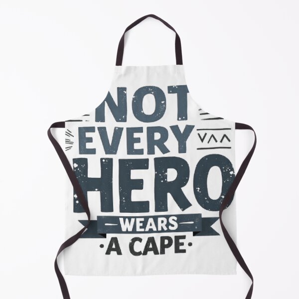 Item preview, Not Every Hero Wears a Cape – Vintage Typography Design designed and sold by Artaprintly.