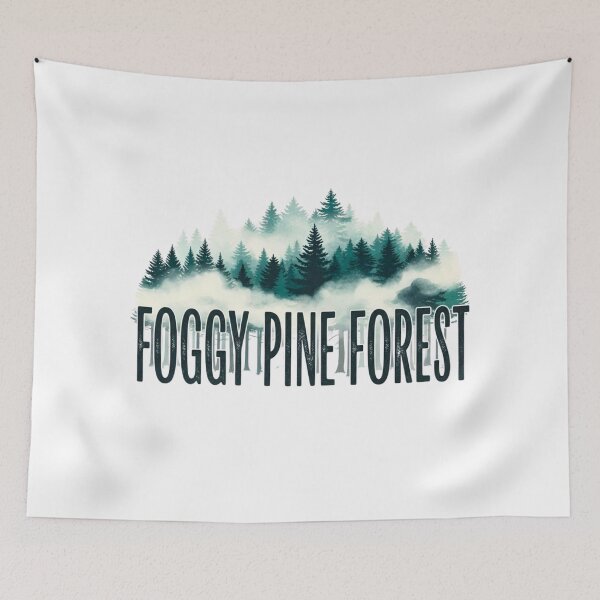 Item preview, Foggy Pine Forest designed and sold by FitEnvy.