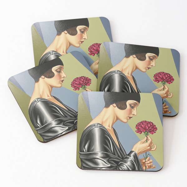 Item preview, The Pleated Heart - Original Art Deco Artwork designed and sold by elektronen.