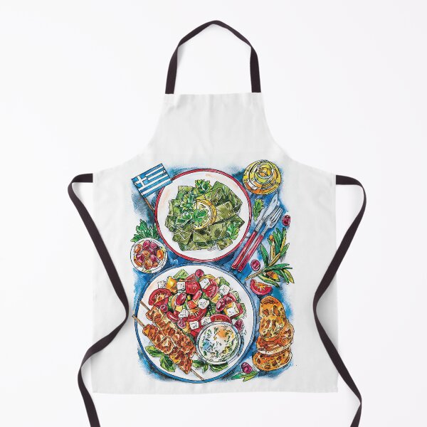 Item preview, Taste of Europe in Watercolor. Greece. designed and sold by Shevi.