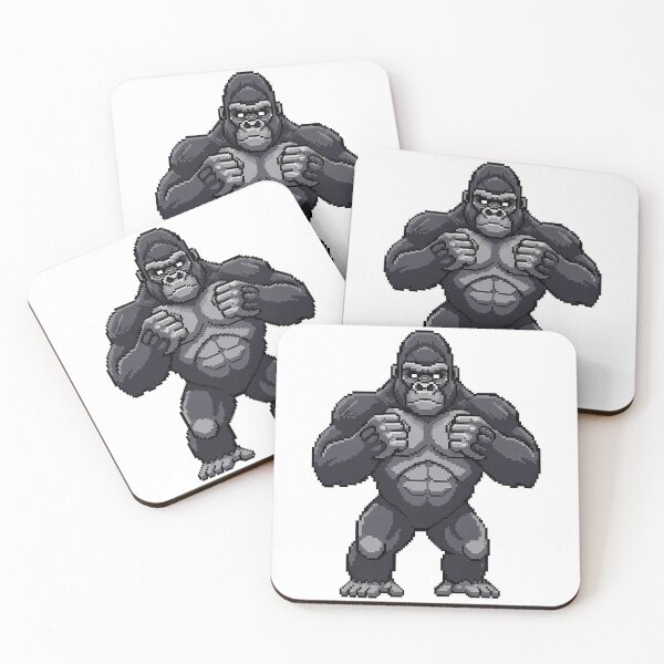 Item preview, Mighty Gorilla Pixel Art Retro Game designed and sold by k3rstman1.