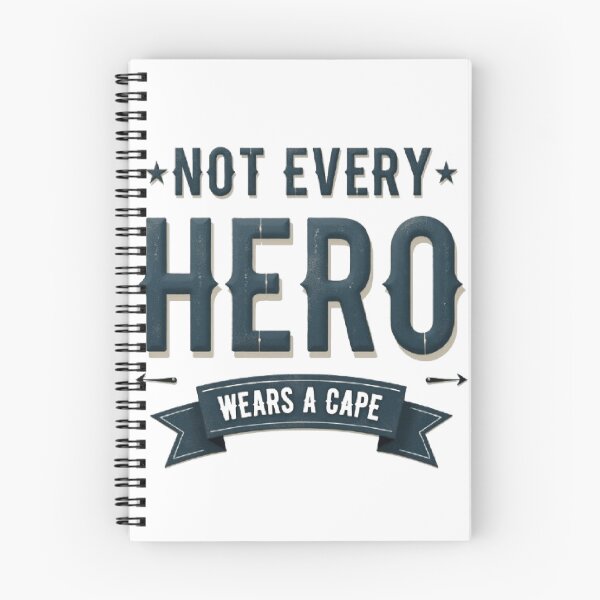 Item preview, Not Every Hero Wears a Cape – Vintage Typography Design designed and sold by Artaprintly.