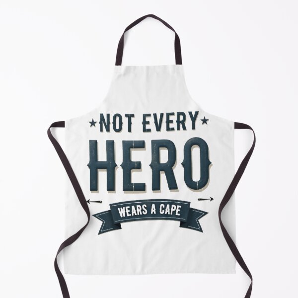 Item preview, Not Every Hero Wears a Cape – Vintage Typography Design designed and sold by Artaprintly.