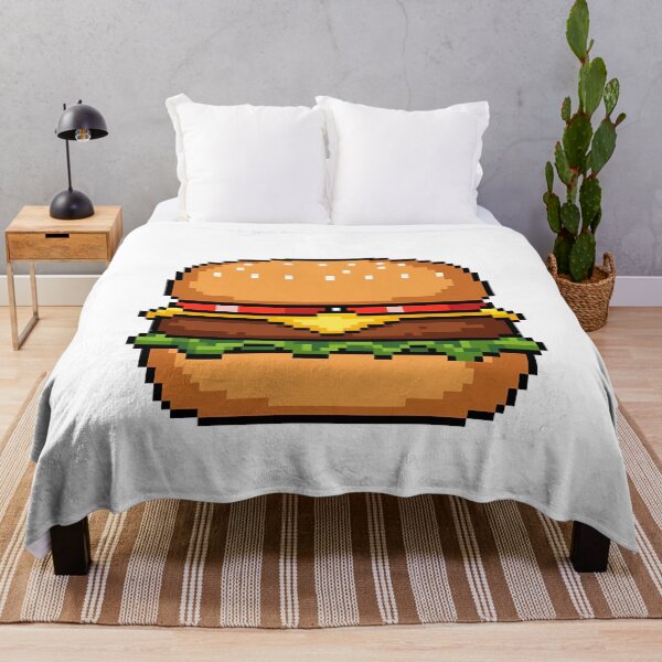 Item preview, Retro Burger Pixel Art Fast Food designed and sold by k3rstman1.