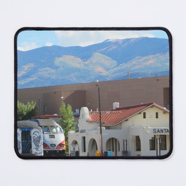 Item preview, Classic Trains, Modern Trains, Mountains, Clouds, Santa Fe, New Mexico   designed and sold by lenspiro.