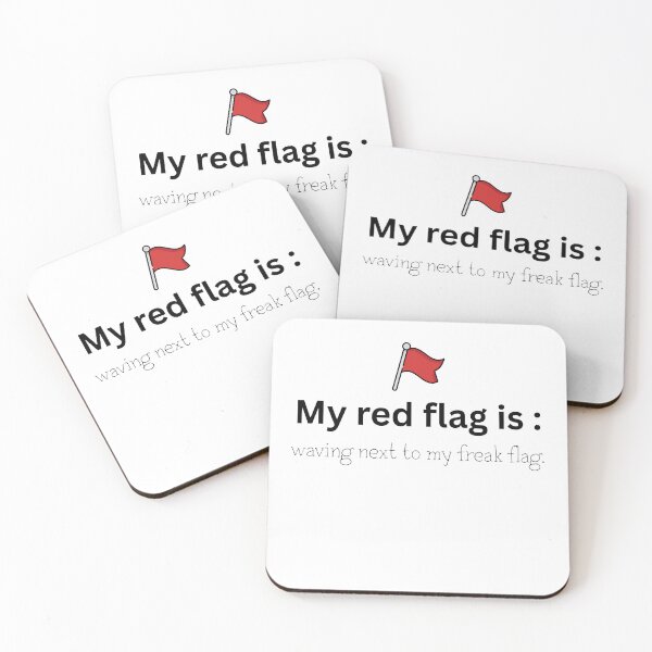 Item preview, red flag freak flag designed and sold by RedFlagCentral.