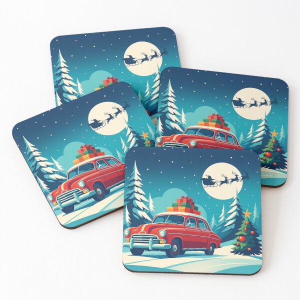 Item preview, Retro Christmas Ride designed and sold by PolinaMirralisa.