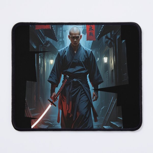 Item preview, Urban monk with LED halo and katana 2 designed and sold by Neon G.