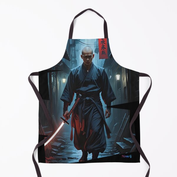 Item preview, Urban monk with LED halo and katana 2 designed and sold by Neon G.