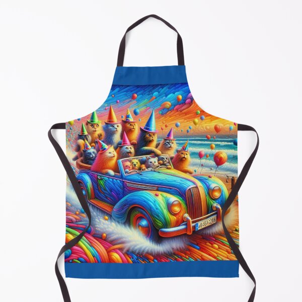 Item preview, Purrfect Joyride – Surreal Cruise of Cats and Color designed and sold by daweave77.